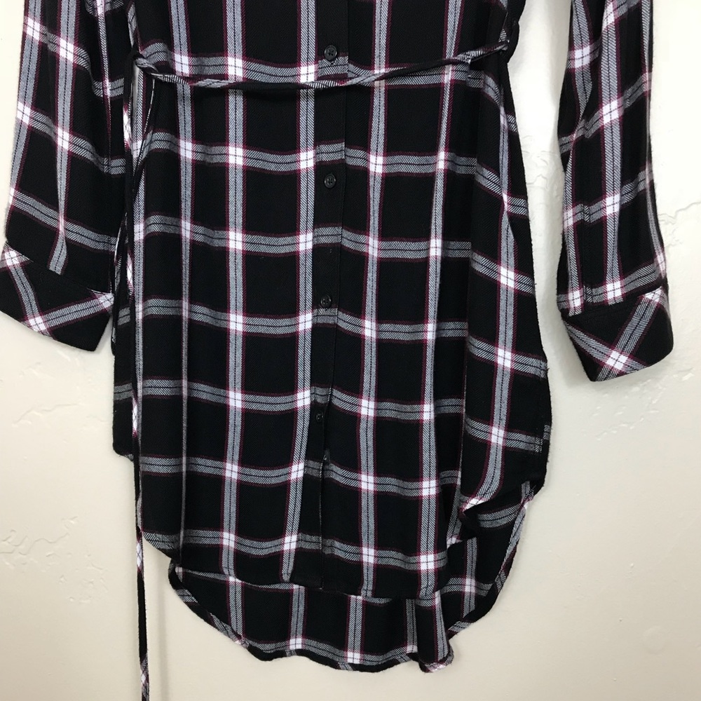 SOLD! Rails “Nadine” Plaid Shirt/Dress Small - Picture 3 of 8
